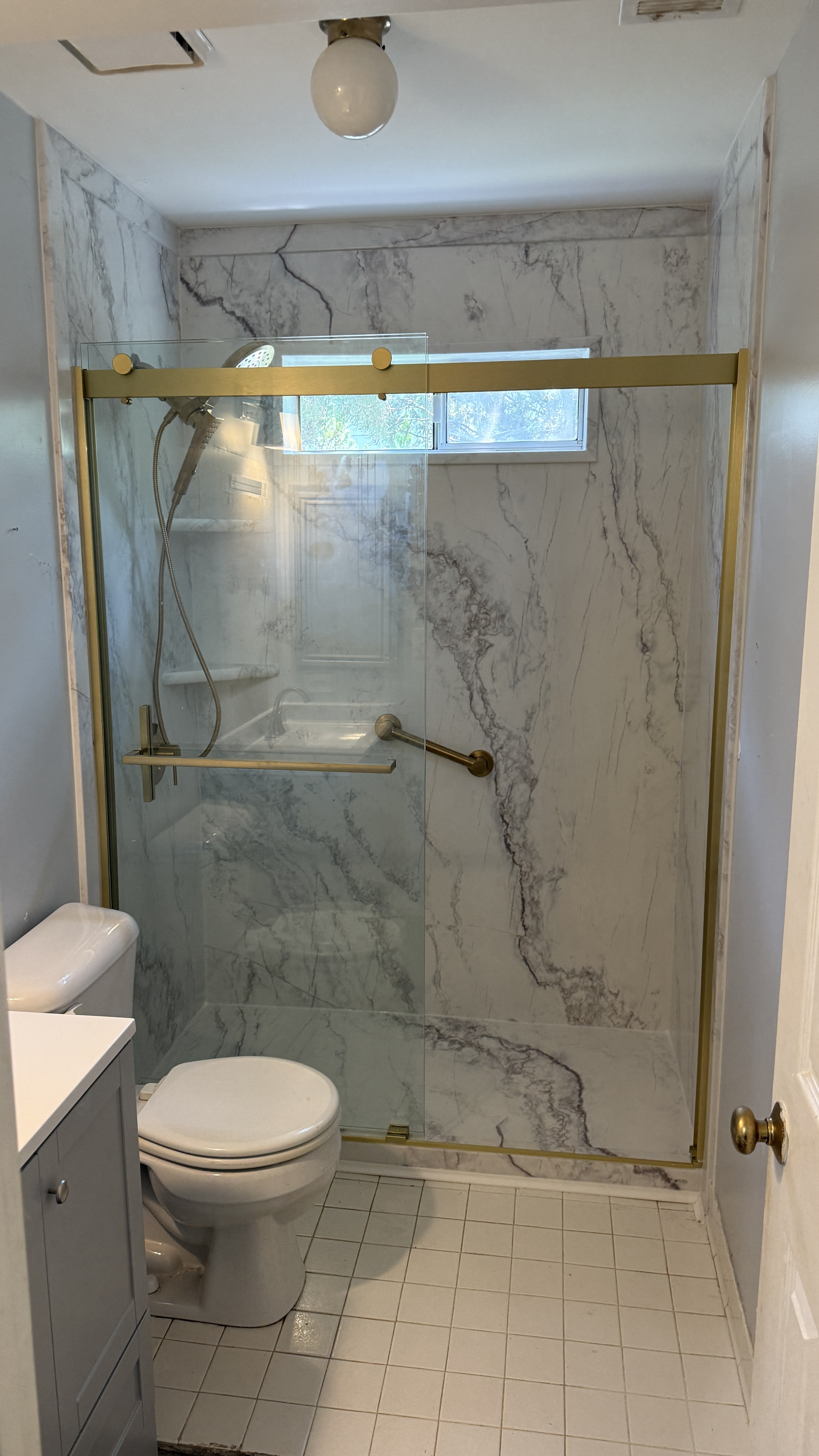 Bathroom remodel in Conyers, Georgia, after