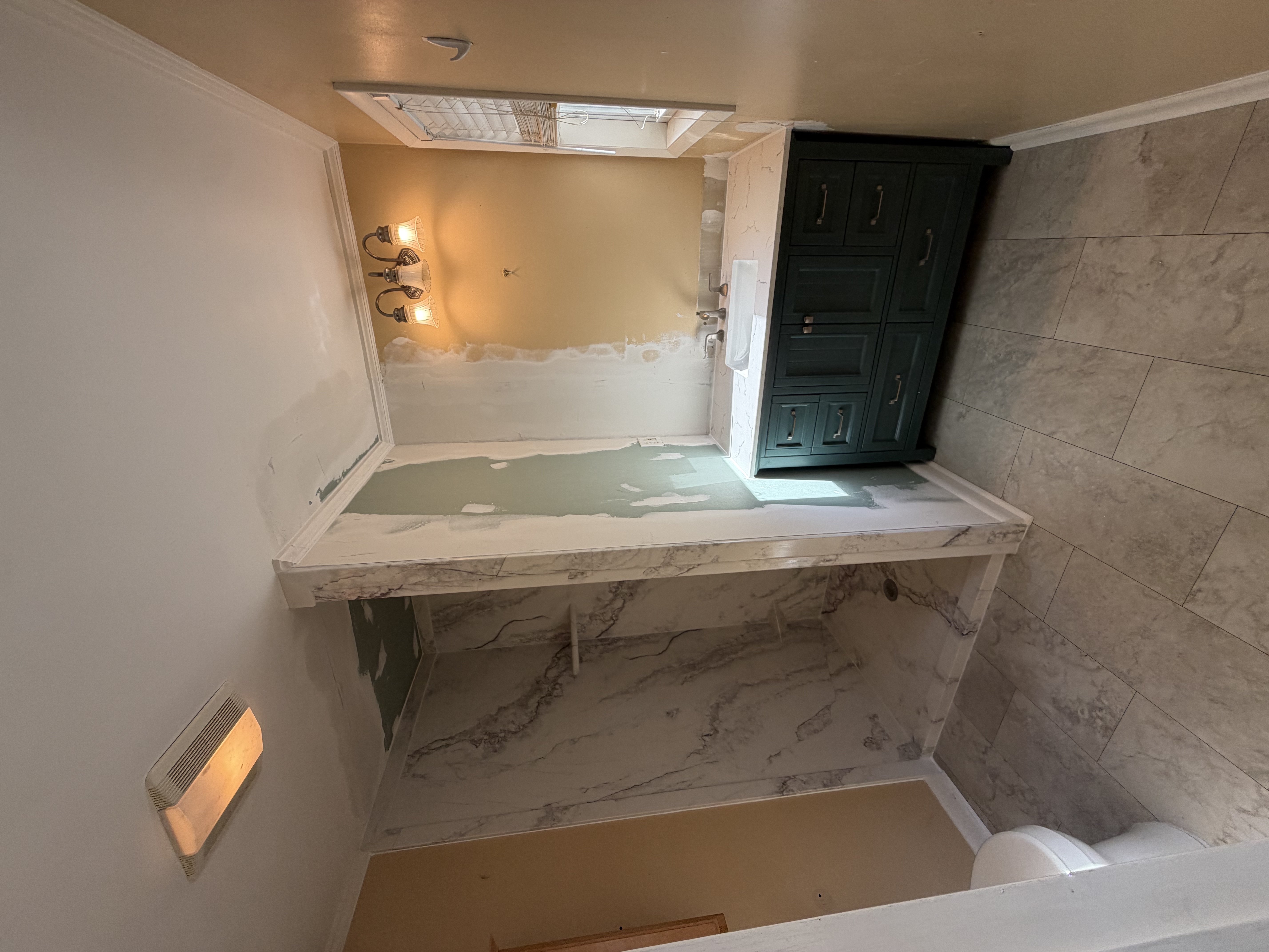 Bathroom remodel in Marietta, Georgia, after