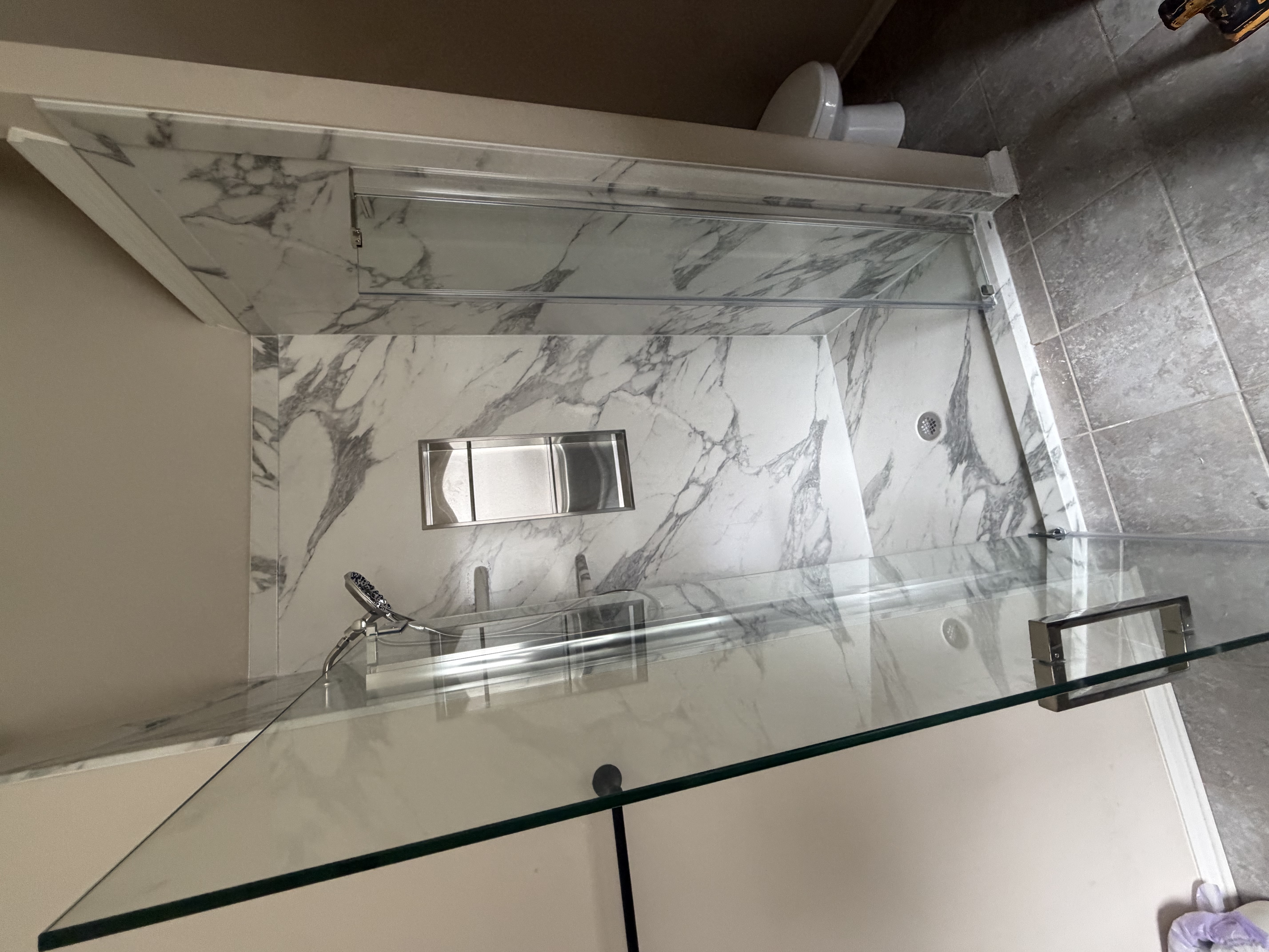 New shower or tub in Austell, Georgia, after