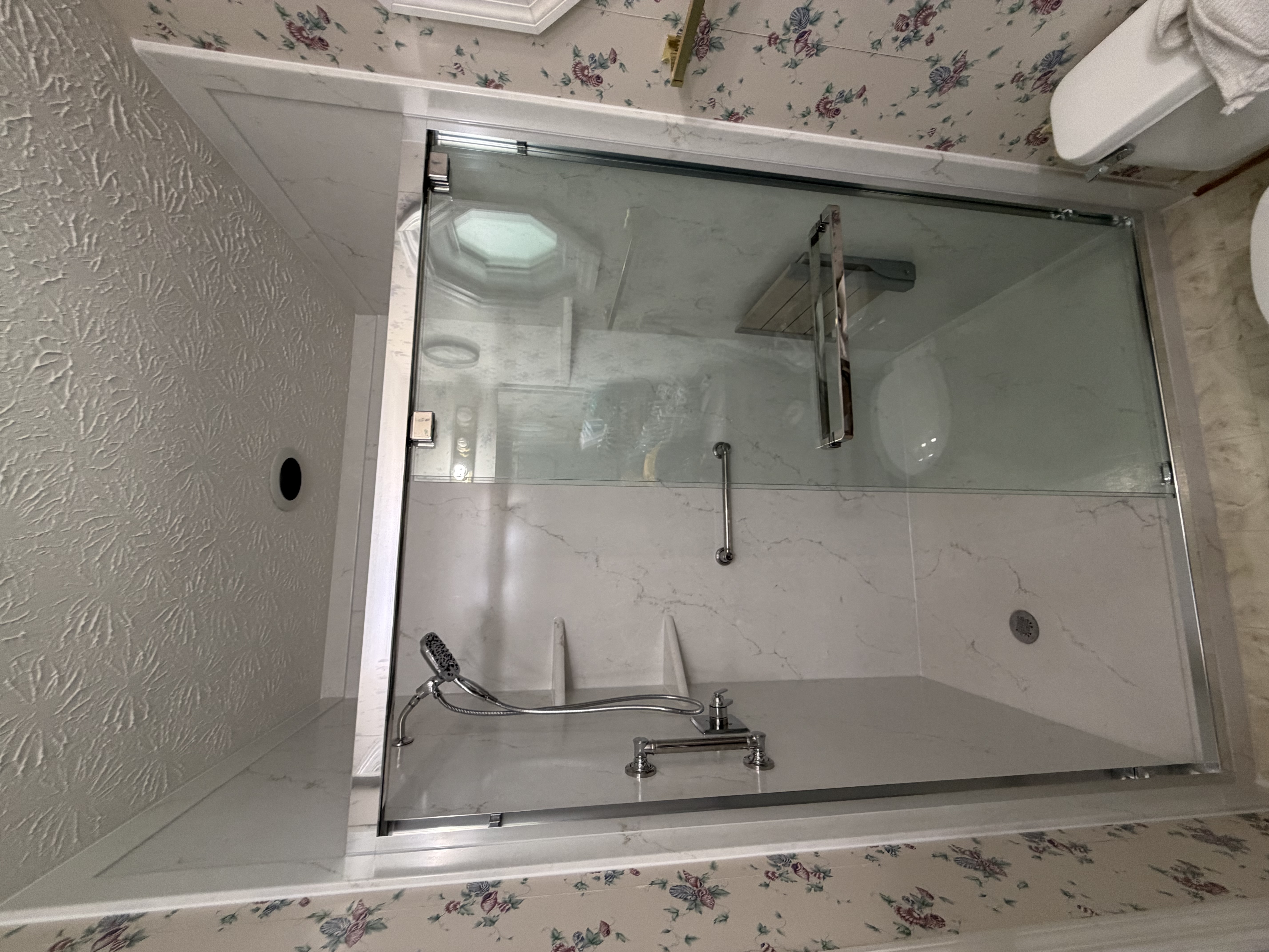 New shower or tub in Columbus, Georgia, after