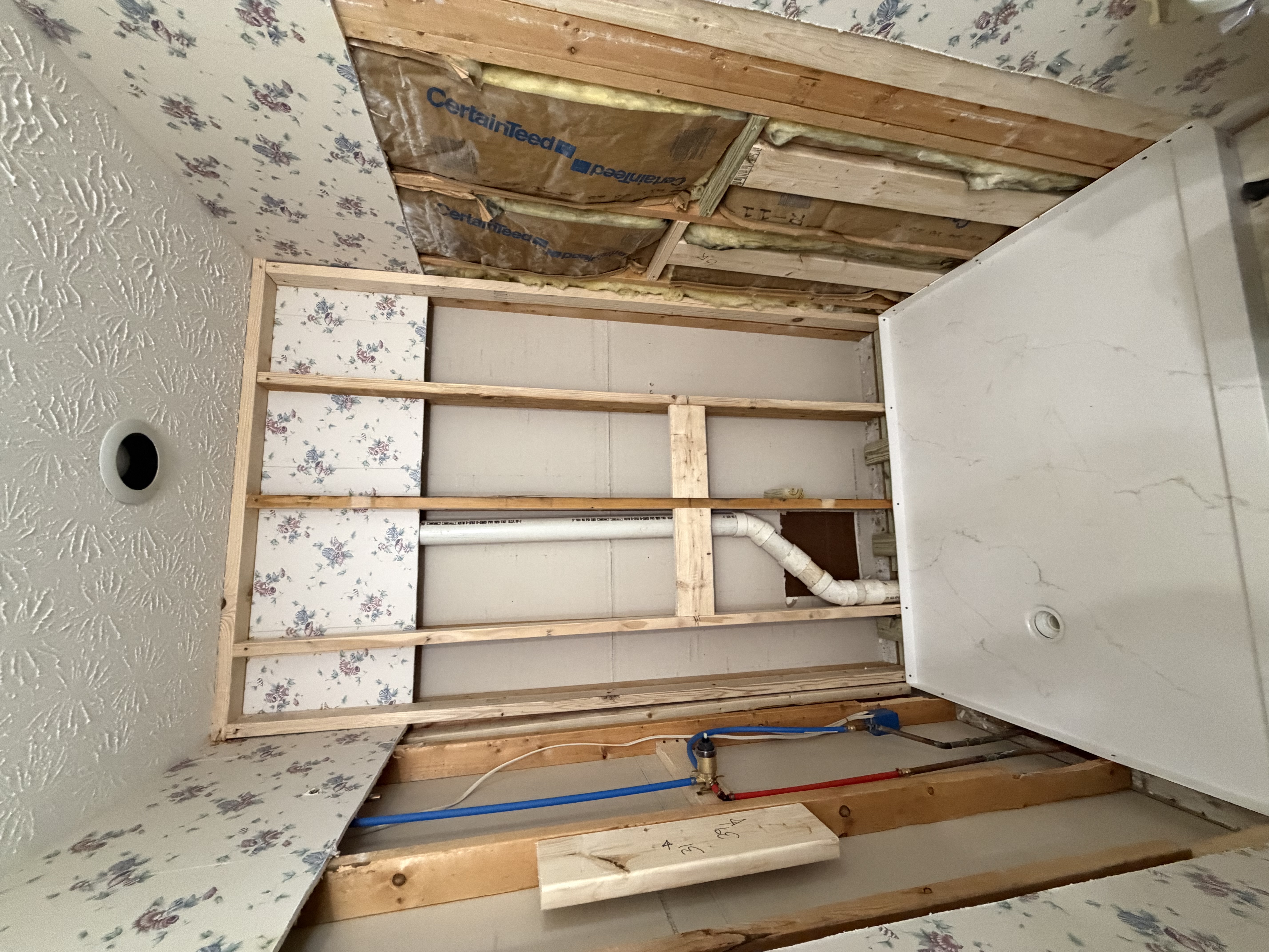 New shower or tub in Columbus, Georgia: before (2)
