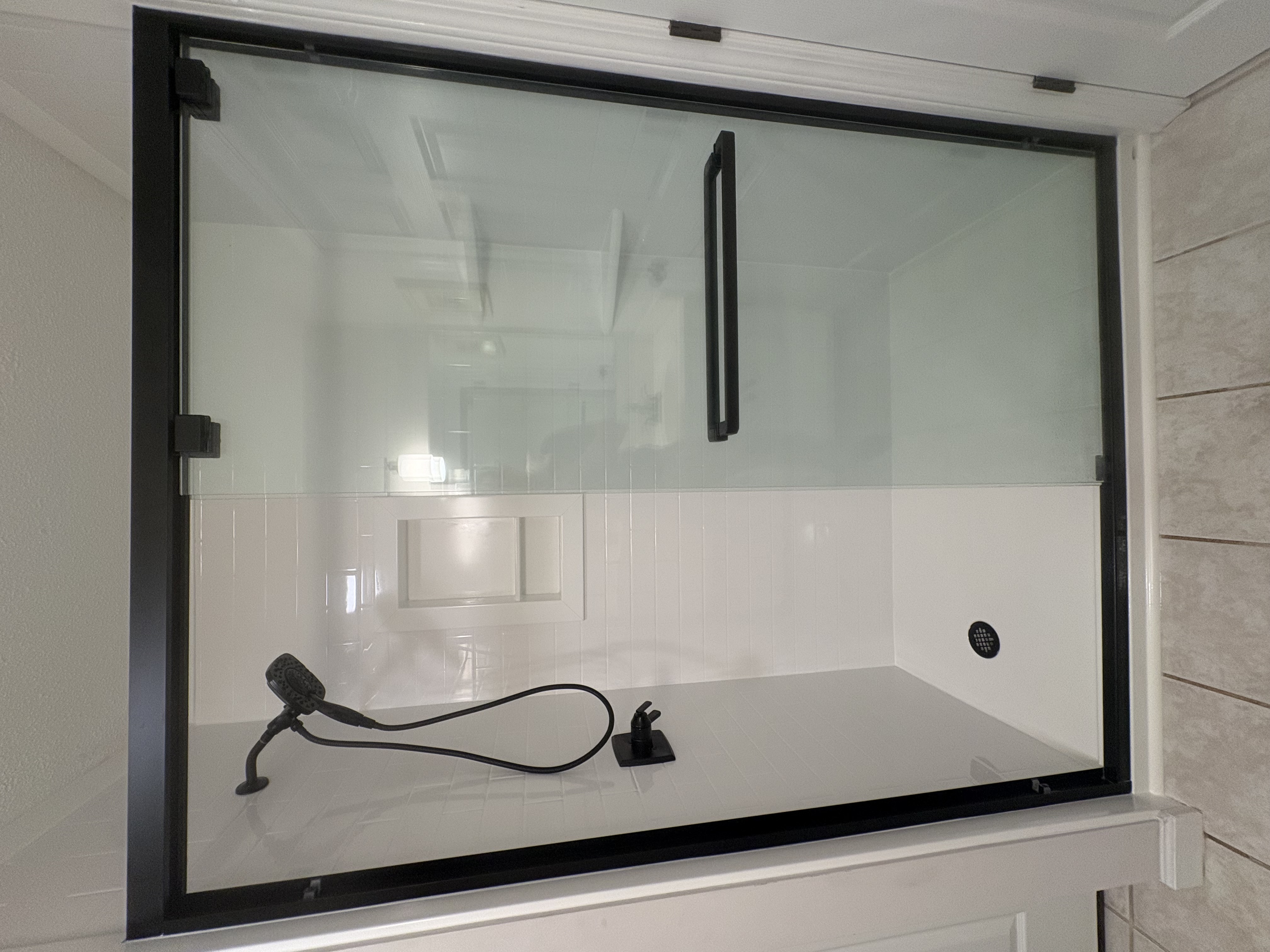 New shower or tub in Dalton, Georgia, after